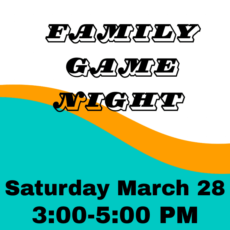 Game Night March 28th