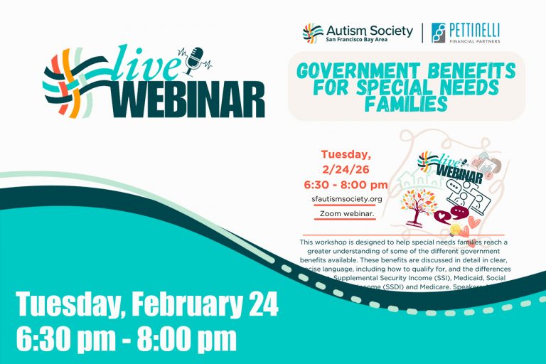 Webinar: Government Benefits for Special Needs Families